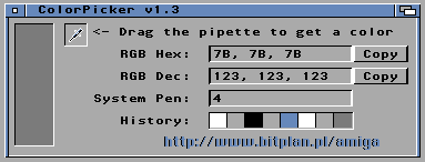 ColorPicker main window