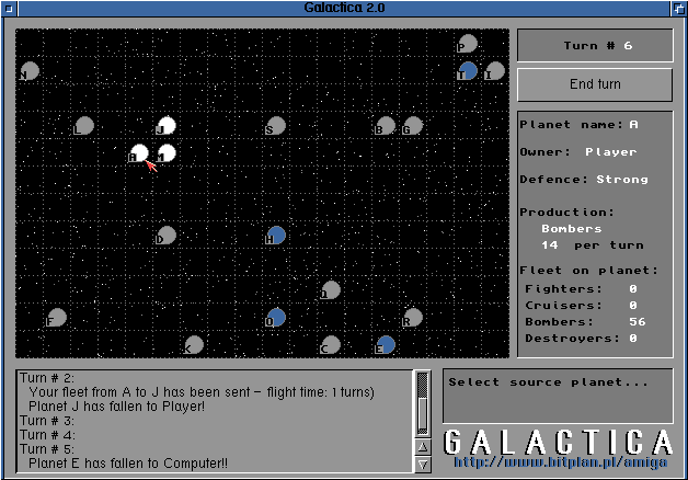 Galactica - galaxy conquest game