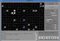 Galactica - strategy game for Amiga Workbench